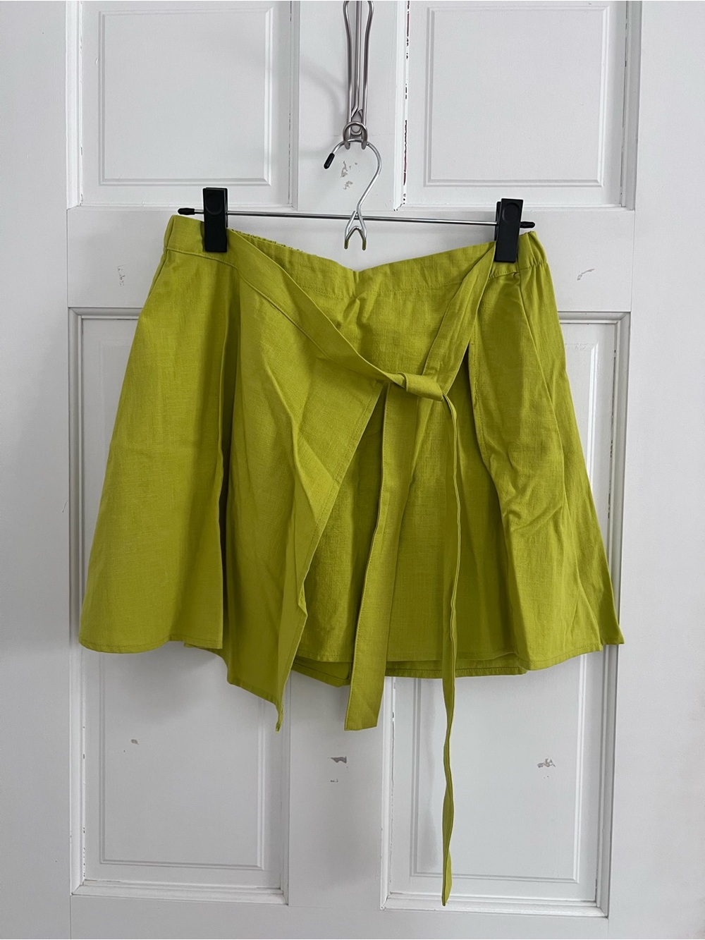 Target A New Day Women's Lime Green Cotton Wrap Skirt